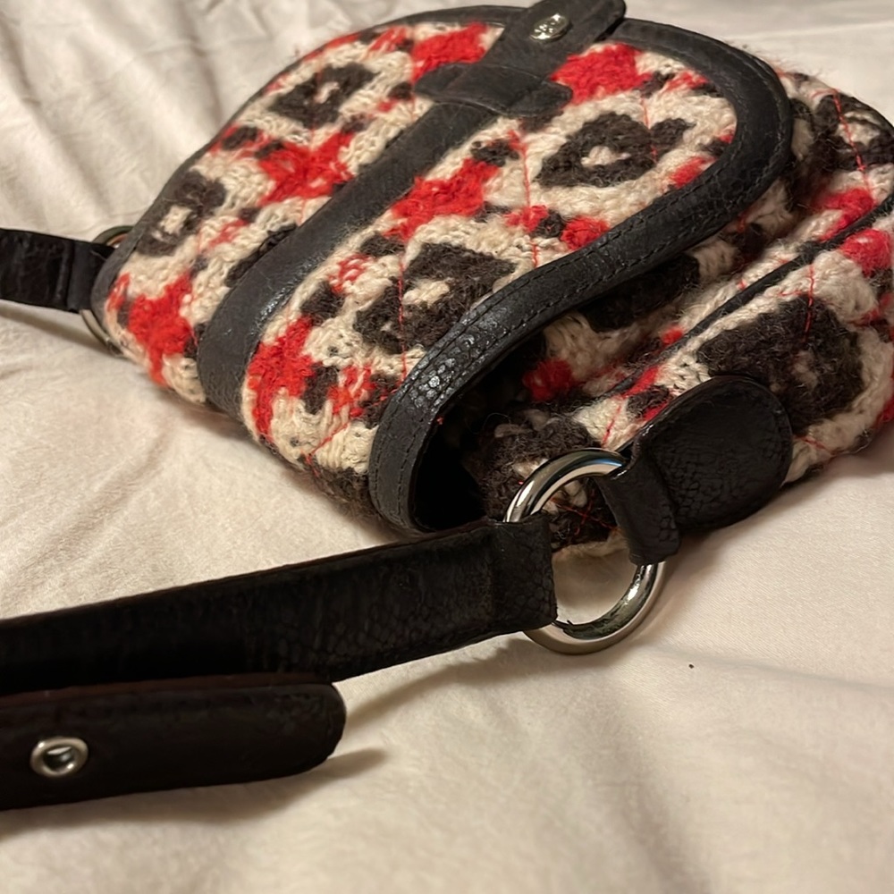 Vera Bradley Tweed Mini Saddle Crossbody Bag - Picture 2 of 9
